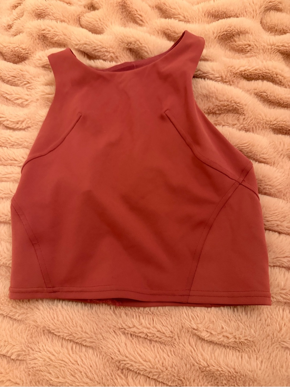 lululemon athletica Mauve High-Neck Tank Top